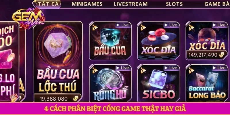 4 cách phân biệt cổng game thật hay giả